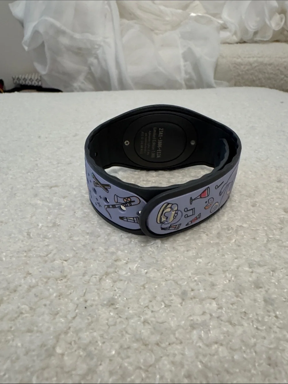 Disney Festival of the Arts Lavender limited edition MagicBand with Black Trim